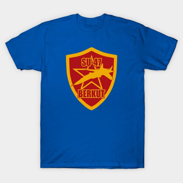 Sukhoi SU-47 Berkut T-Shirt by TCP